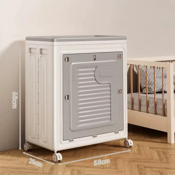 Store Easy Multi-Purpose Rolling Storage Cabinet