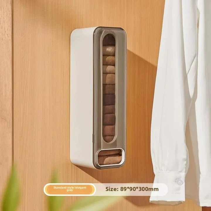 Sock Organizer Wall-Mounted Storage Box