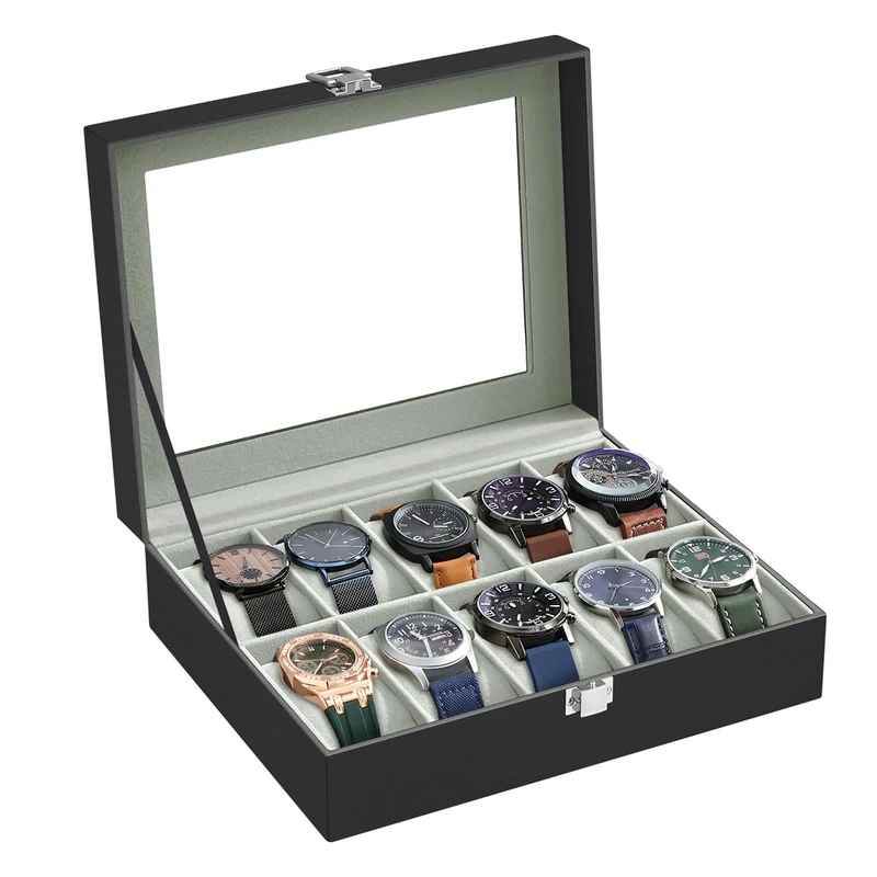 Uhrenbox mit 10 Fächern