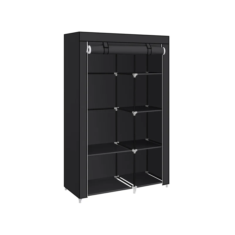 Kleiderschrank mit offenen Ablagen