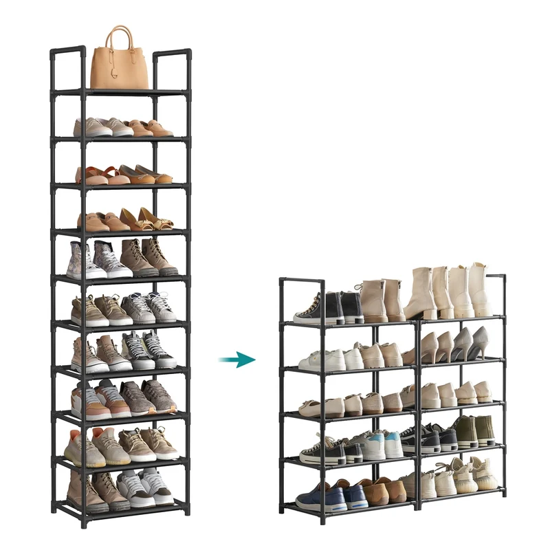 Schuhregal mit 10 Ebenen