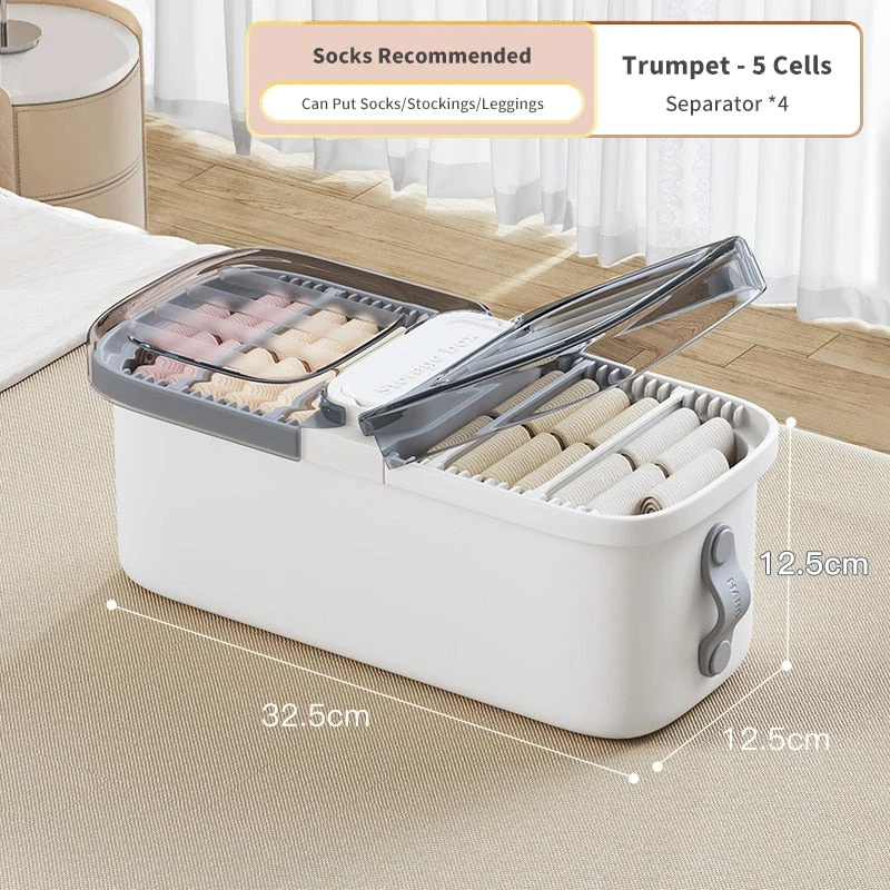 Compact Efficient Storage Clothes Organizer Box
