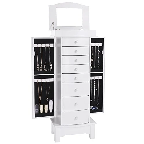 Schmuckschrank mit 8 Schubladen
