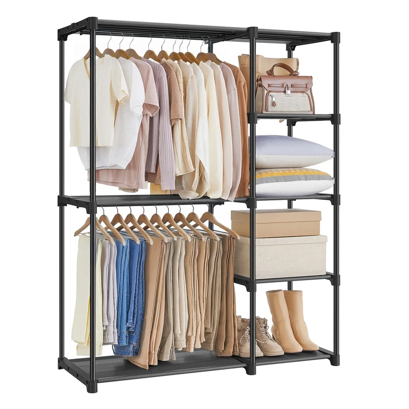 Offener Kleiderschrank