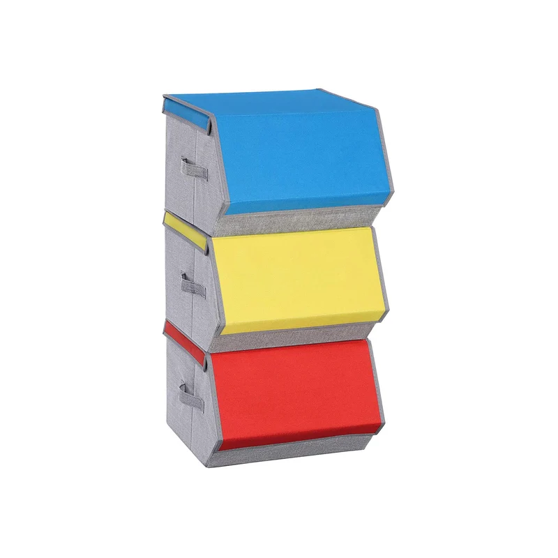 Bunte Aufbewahrungsboxen 3er Set