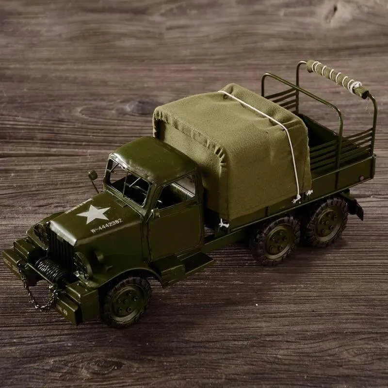 Pure Handmade Vintage WW2 Retro Military Truck
