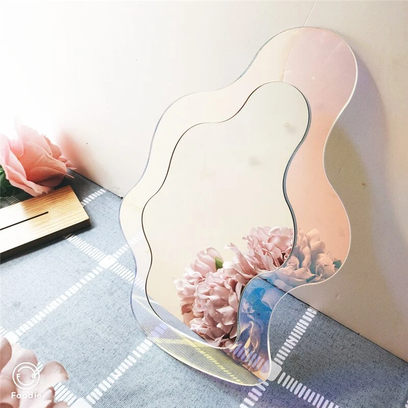 Decorative Wavy Colorful Mirror