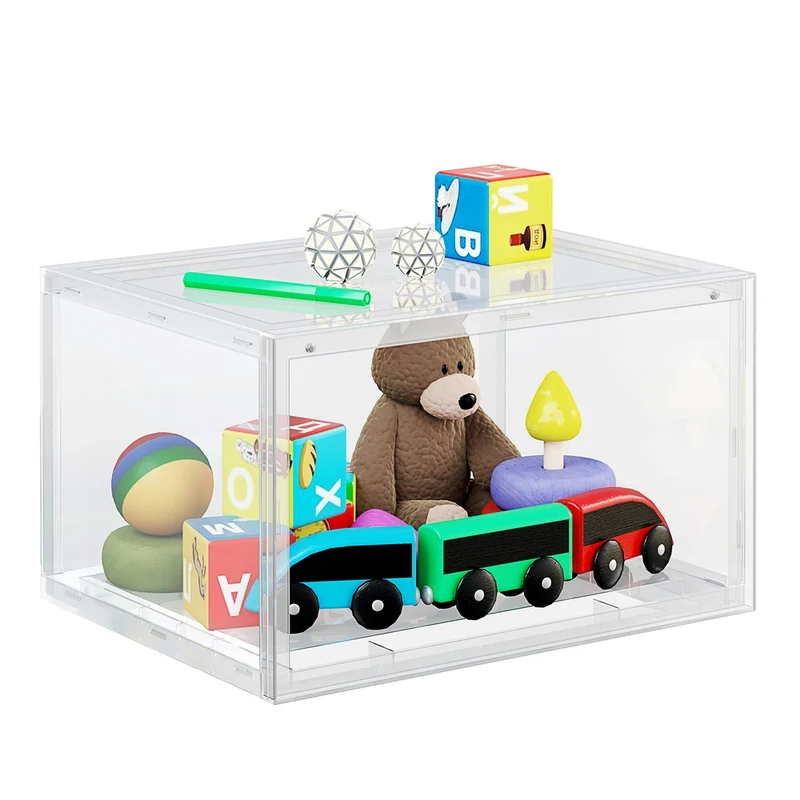 Kunstoffbox mit durchsichtiger Tür
