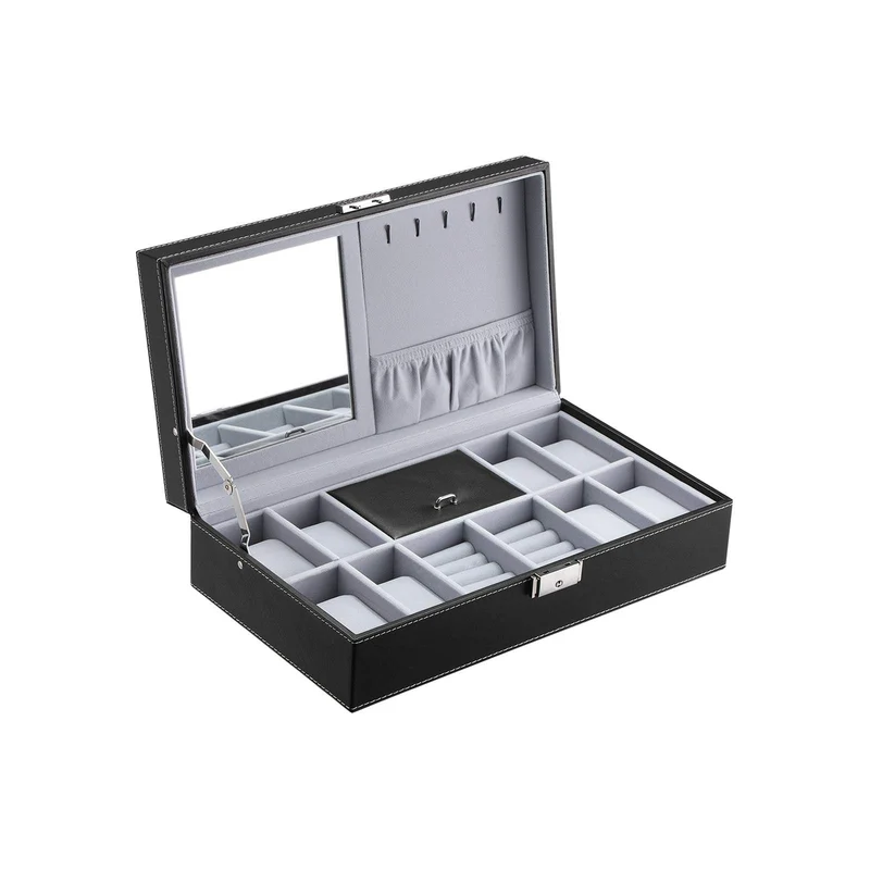 Uhrenbox für 8 Uhren mit Spiegel