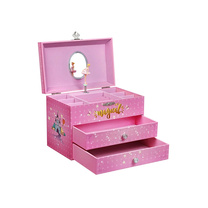 Spieluhr „Magisches Schloss“ Pink