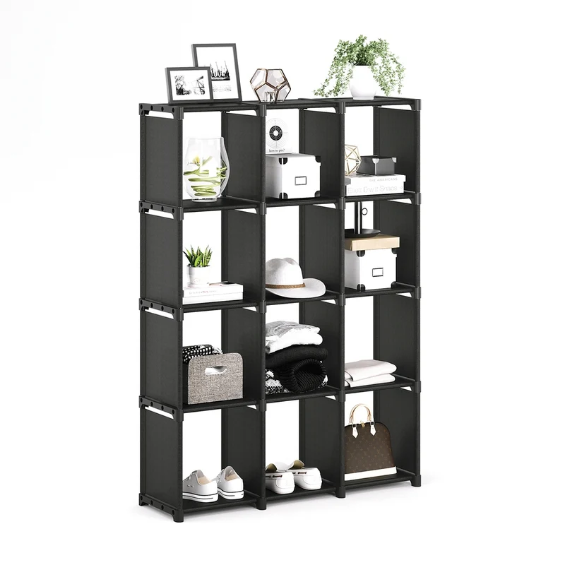 DIY-Würfelregal mit 12 Würfeln