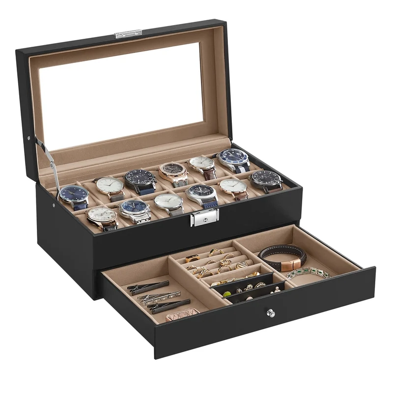 Uhrenbox mit 2 Etagen