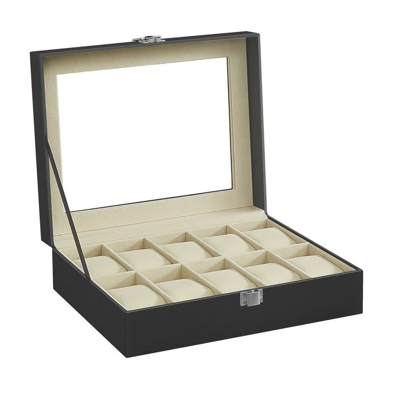 Uhrenbox mit 10 Fächern