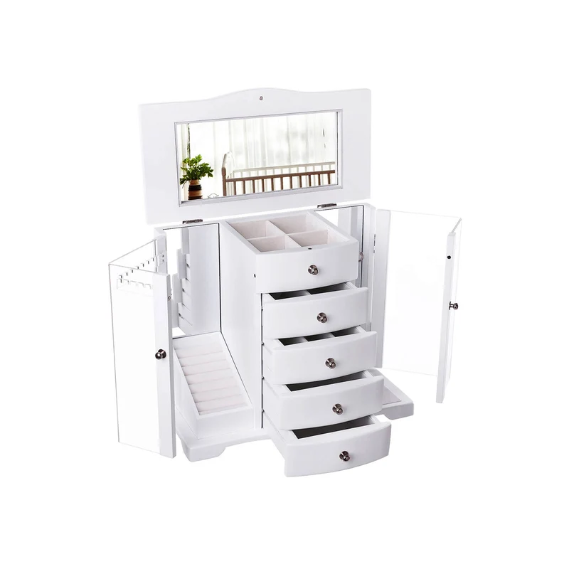 Großer Schmuck-Organizer Weiß