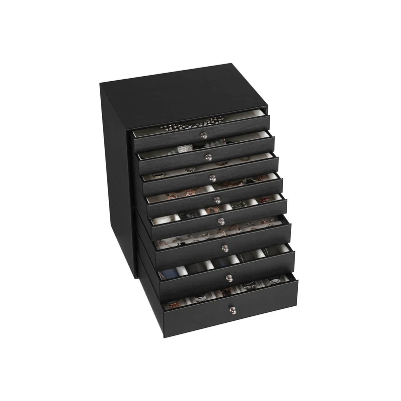 Schmuckkästchen mit 8 Schubladen