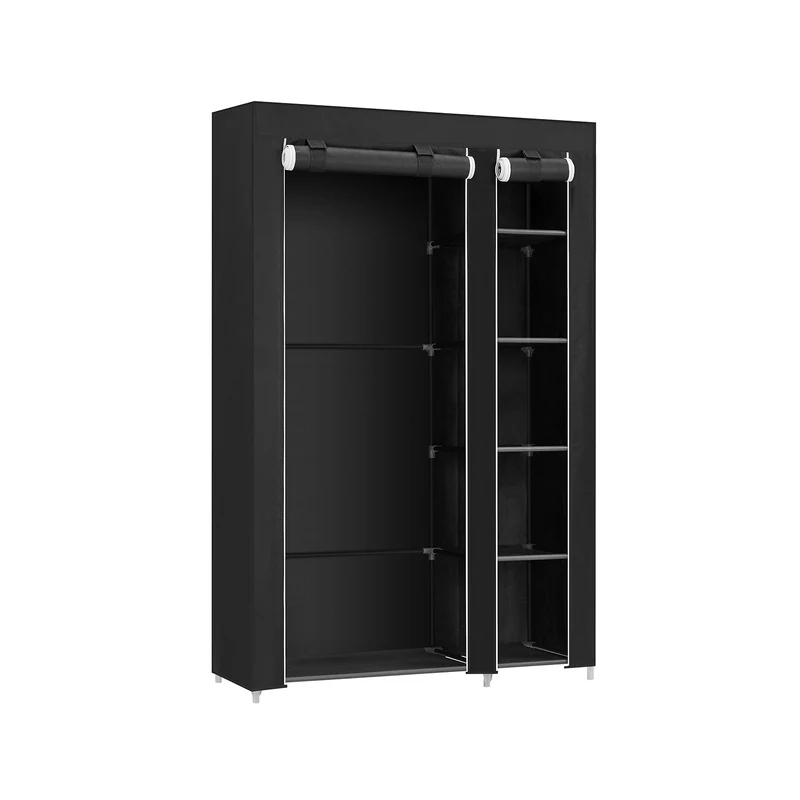 Faltbarer Stoffschrank mit Kleiderstange