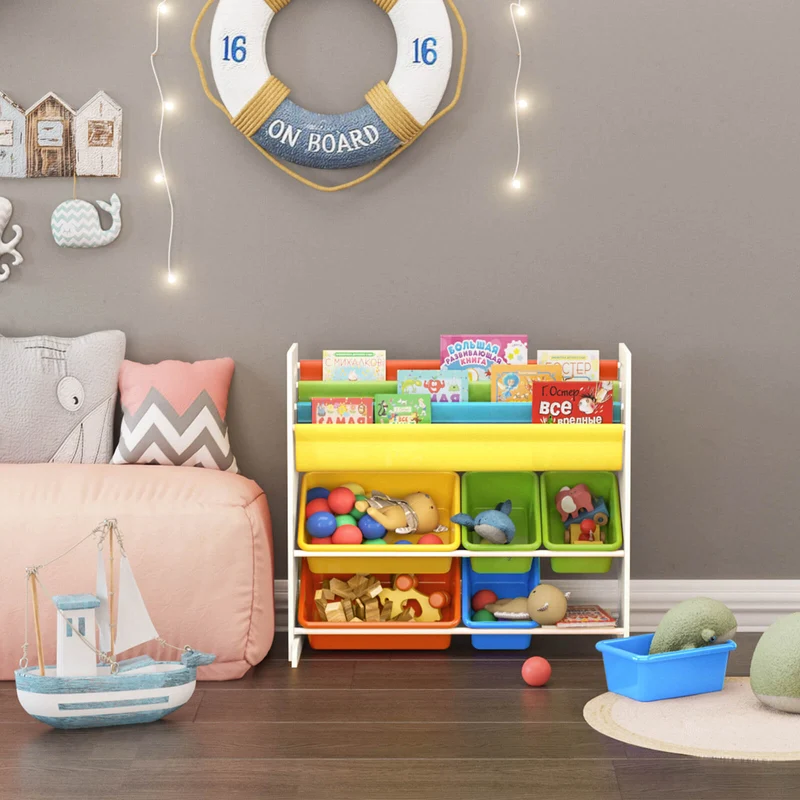Kinderregal für Spielzeug & Bücher