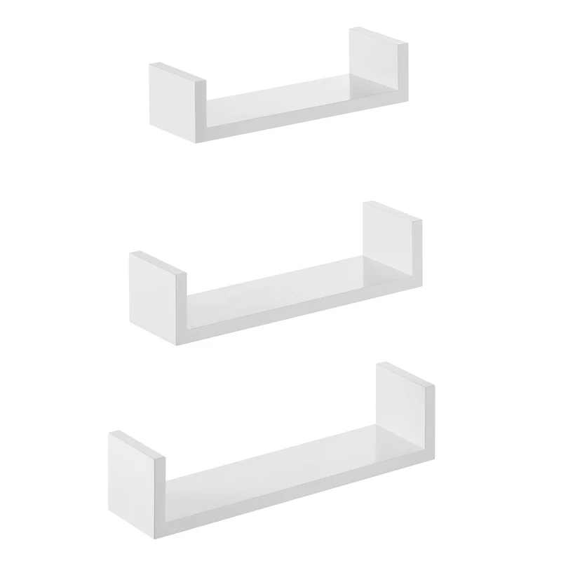 3er-Set Schweberegale aus MDF