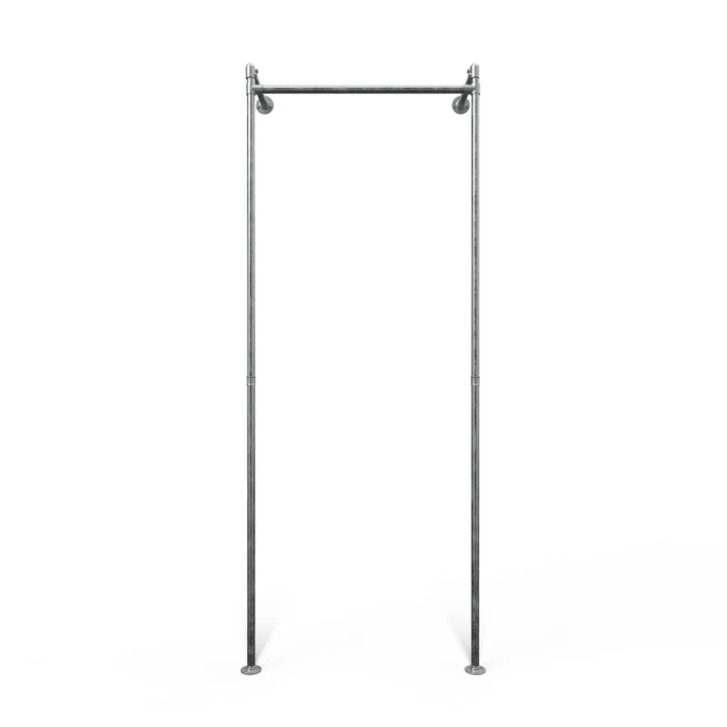 Original Steele Walk-In wardrobe system in 1 row - (1 rail) clothes rail