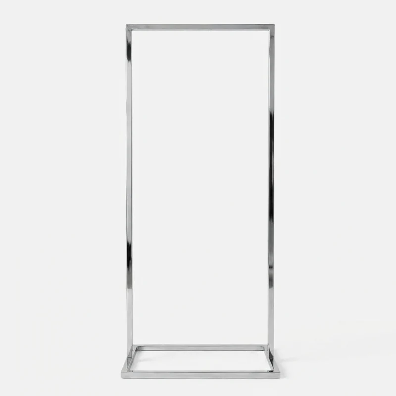 Frame Little Judd Chrome - Freistehende Kleiderstange für kleine Räume