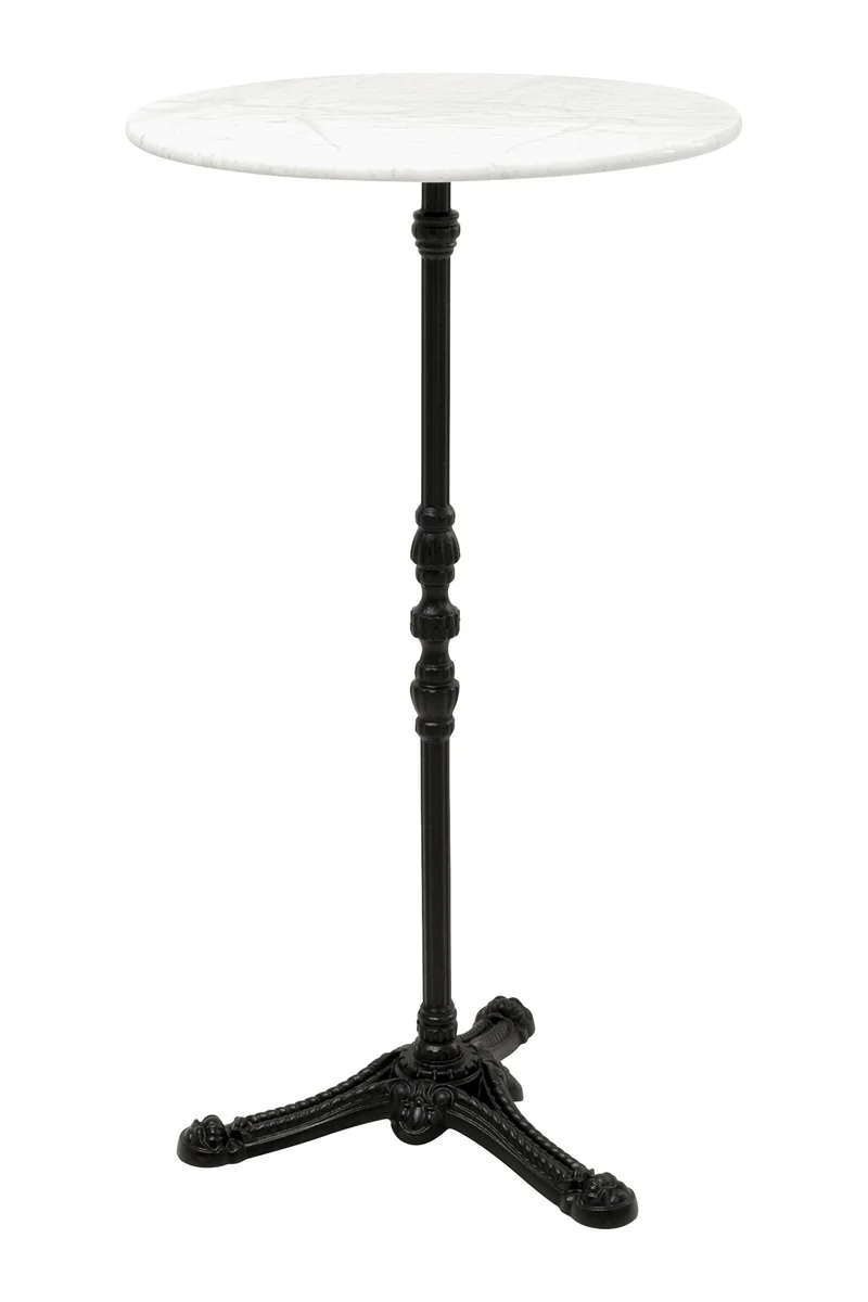 Bartisch Kaffeehaus Weiß Ø60cm