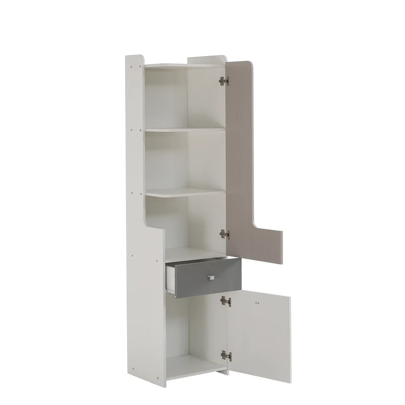 Hohes Bücherregal für Teenager, 45 x 40 x 184 cm