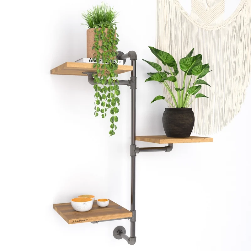 URBAN JUNGLE III - stylisches Wandregal mit 3 Ablagen