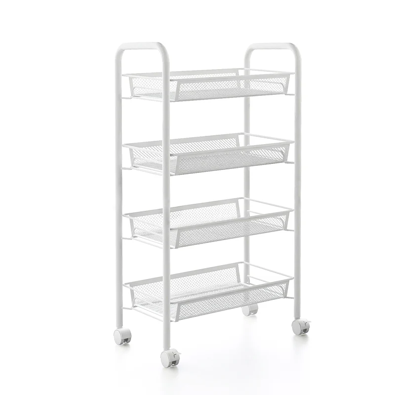 Chariot 4 Niveaux (Blanc)
