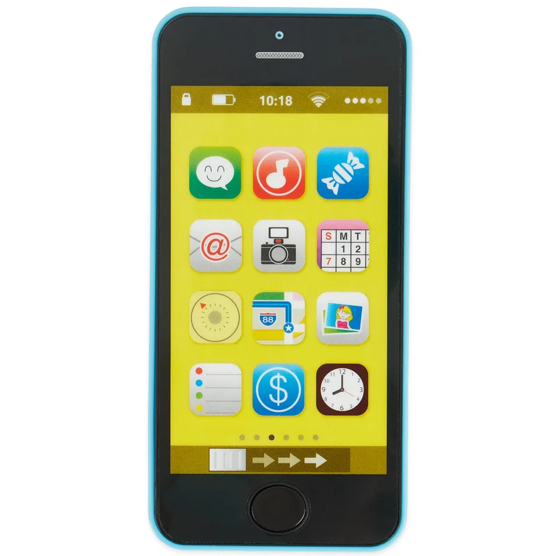 Smartphone blau mit Licht / Sounds