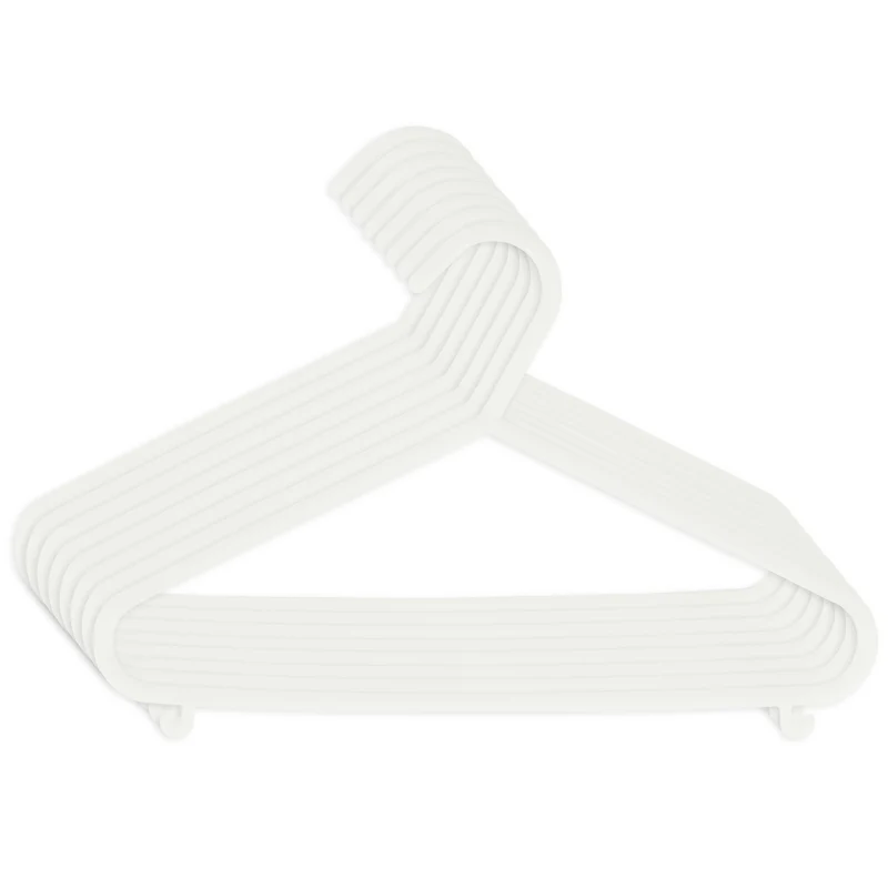 Kleiderbügel 8er Set white