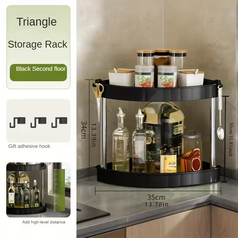 Bathroom Space-Saver Corner Organizer Rack