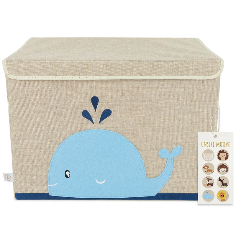 Aufbewahrungsbox Wal mit Deckel