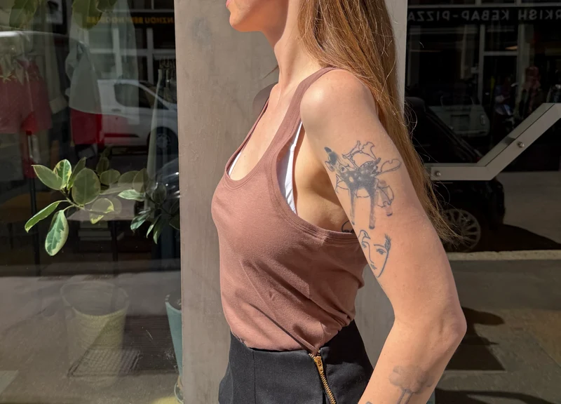 Koons marron glacé Tanktop