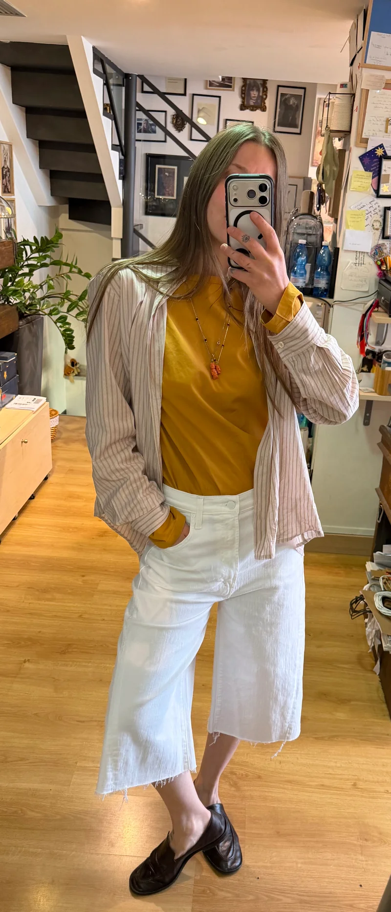 Jeans-Bermudas