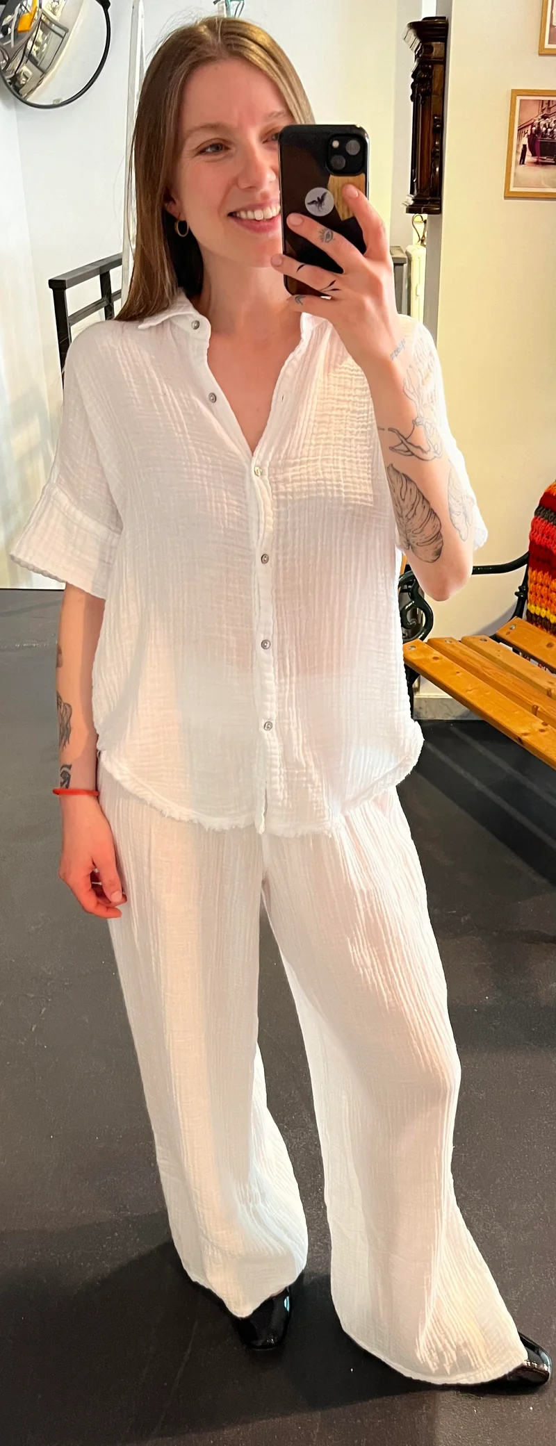 Weiße Hose