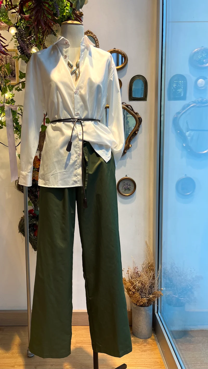 Modigliani olivgrüne Hosen