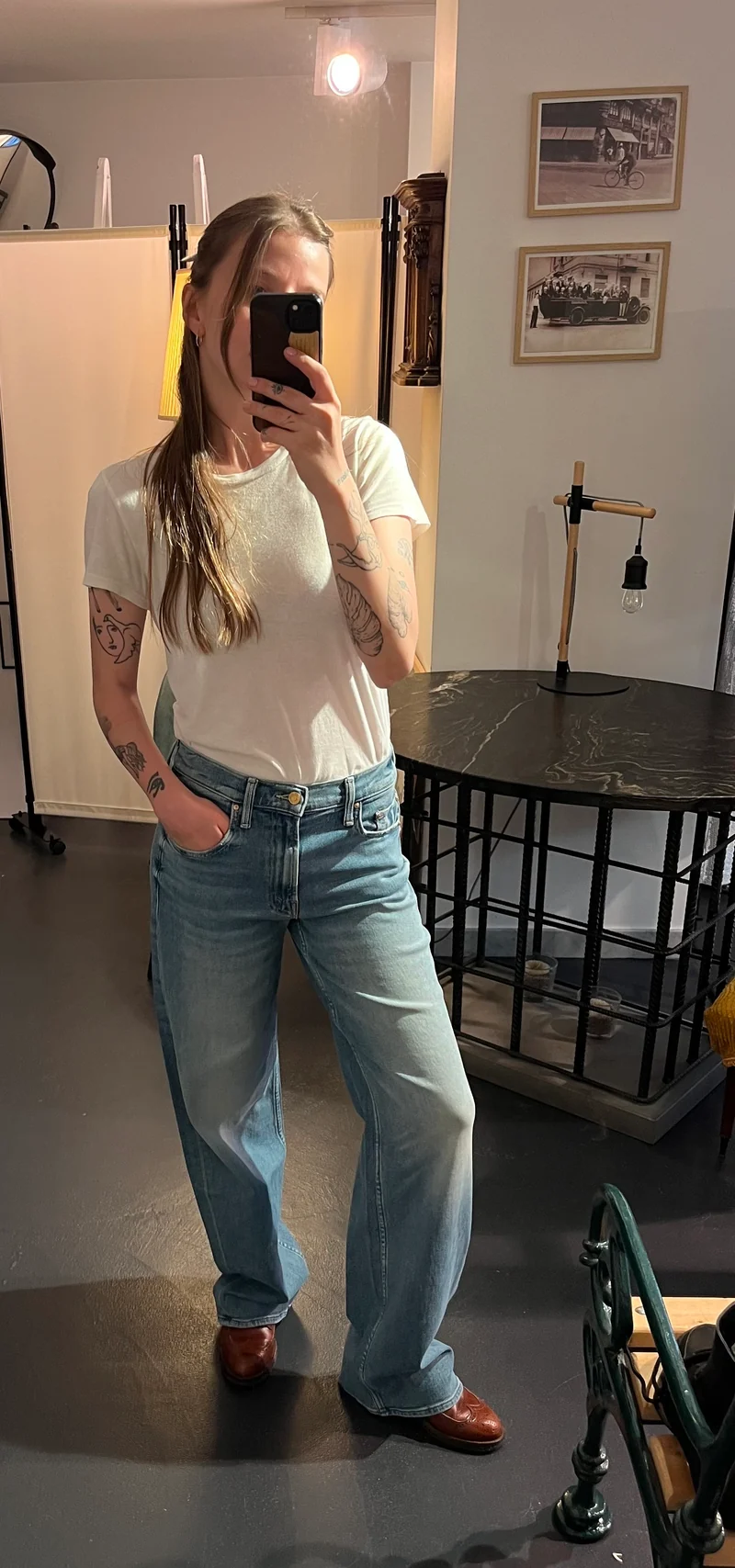 Weit geschnittene Jeans