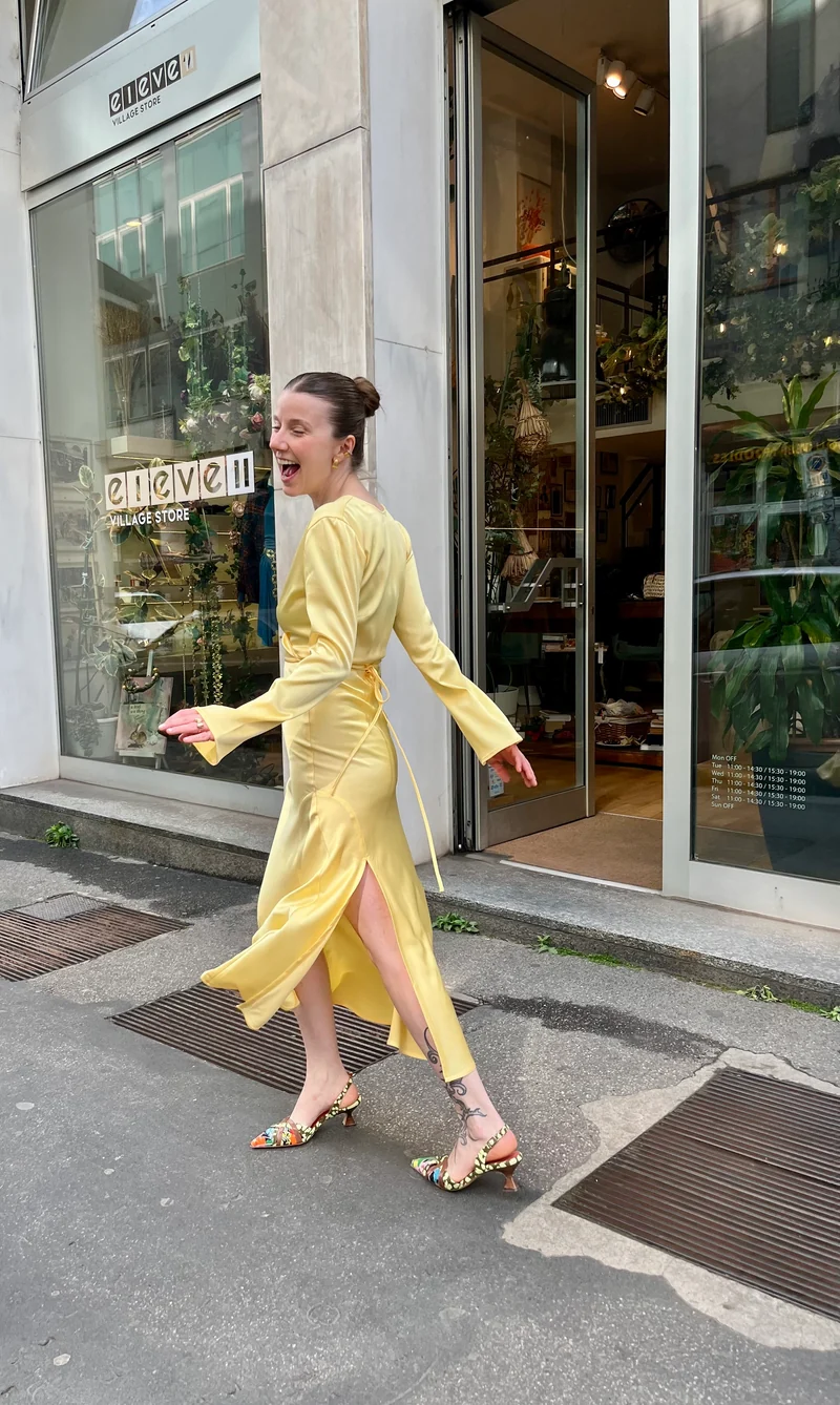 Bonnard Limoncello-Kleid