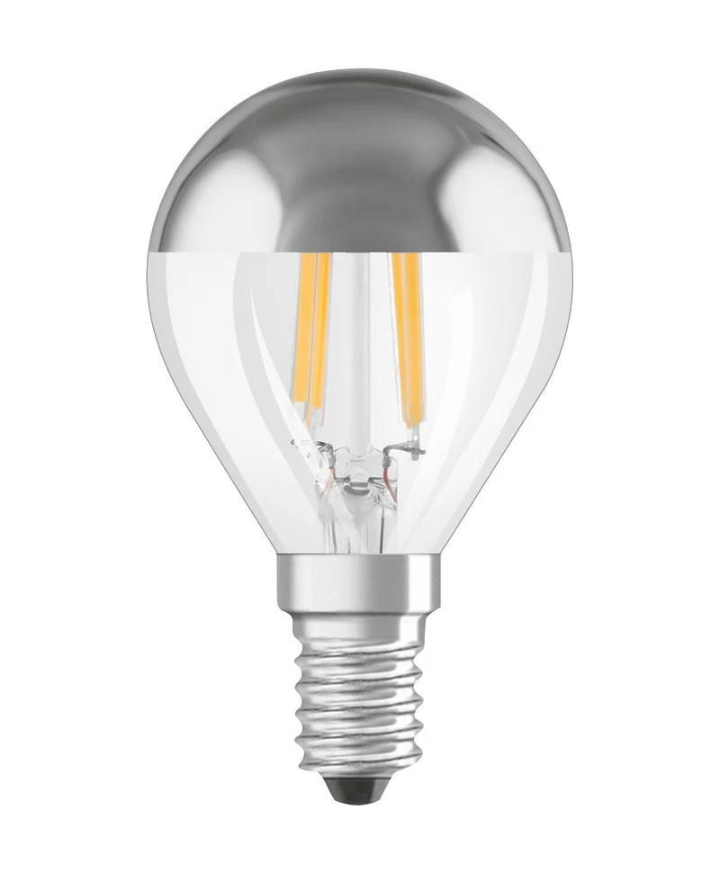 Osram MIRROR SILVER P45 4W LED Lampe