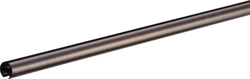BRONZE Vorhangstange mit Innenlauf