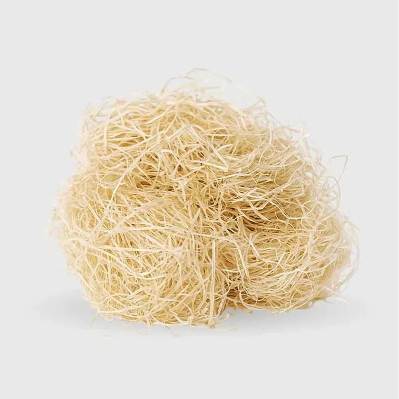 Holzwolle Natur - 100% Öko | Ideal als Füllmaterial für Deko, Geschenkkörbe, Geschenkverpackungen, Präsentkörbe - 50g | lebensmittelecht & hygienisch