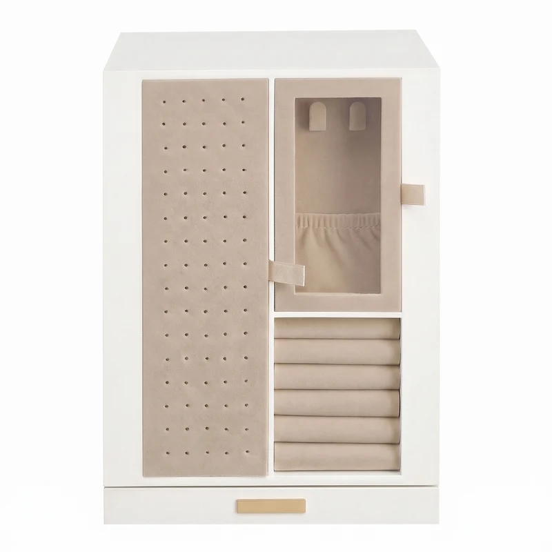 Drehbarer Schmuckorganizer mit Schubladen
