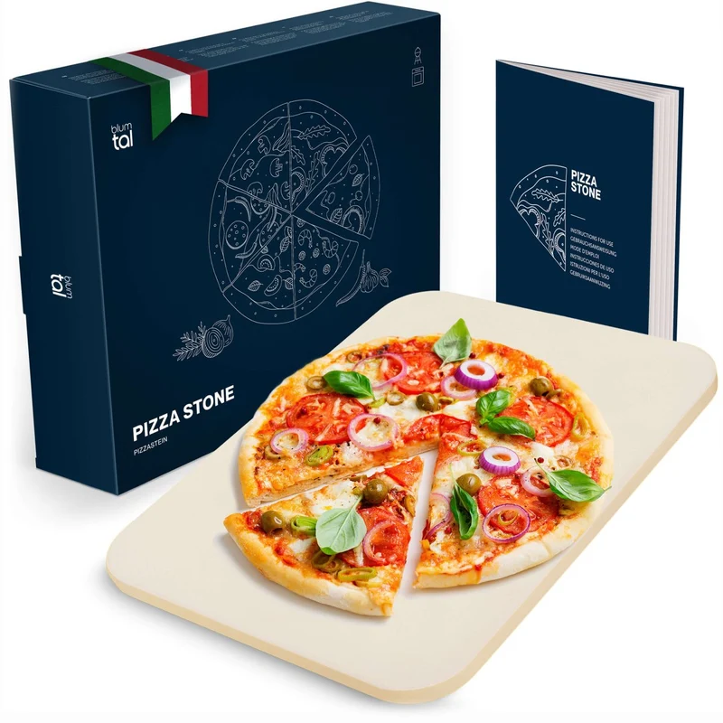 PIZZASTEIN aus Cordierit-Stein - 38x30 bis 900 C°