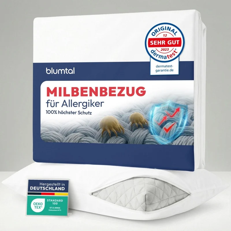 MILBENBEZUG HINDOE FÜR KISSEN - Dermatest geprüft