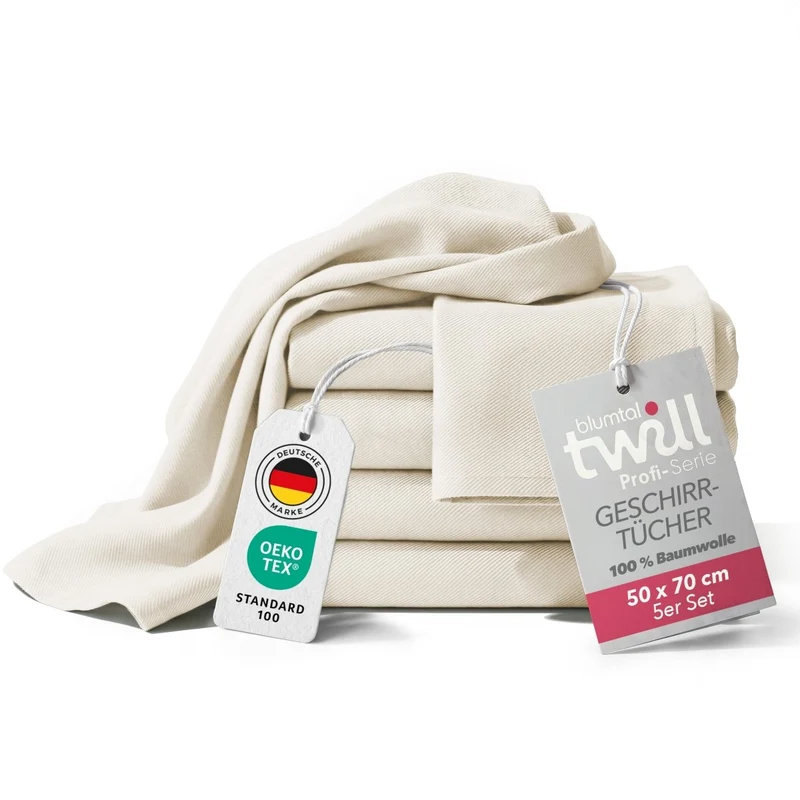 GESCHIRRTÜCHER Gersby aus Twill-Gewebe - 100% Baumwolle