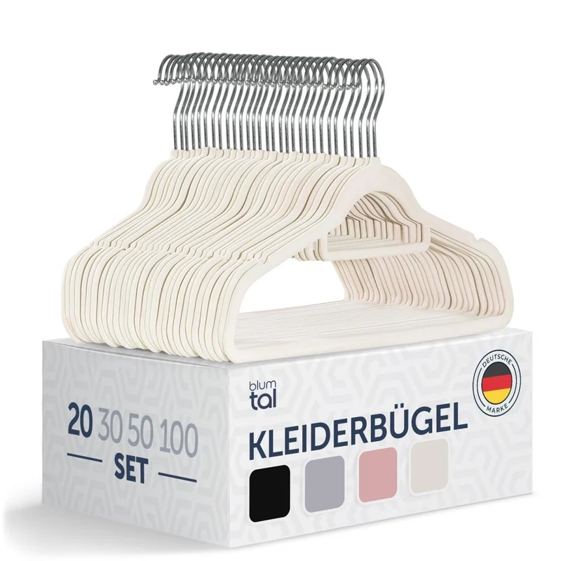 KLEIDERBÜGEL Tyra - mit Samtbezug