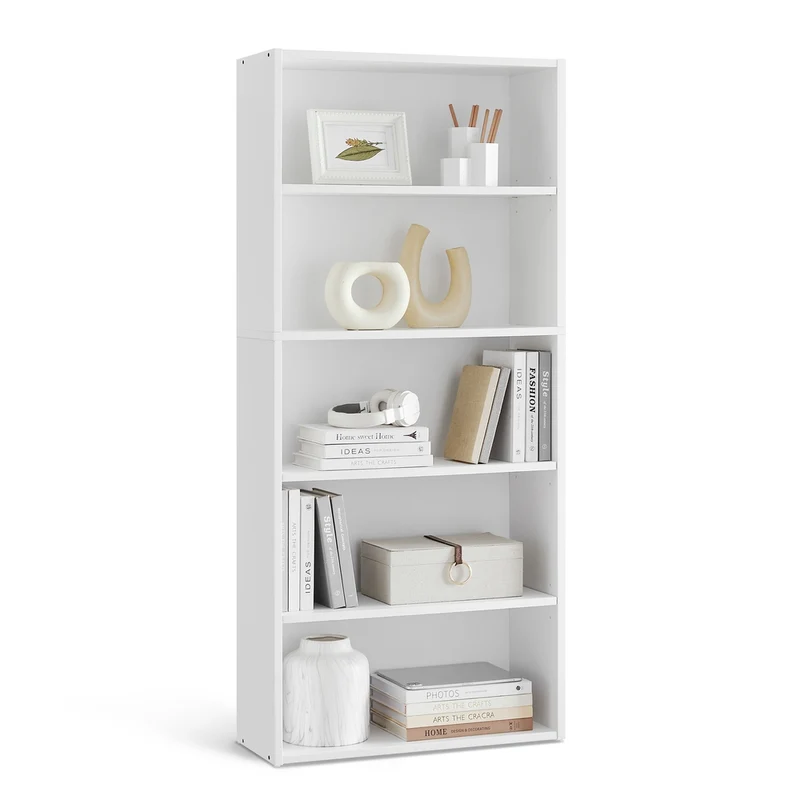 Bücherregal mit verstellbaren Böden für Wohnzimmer