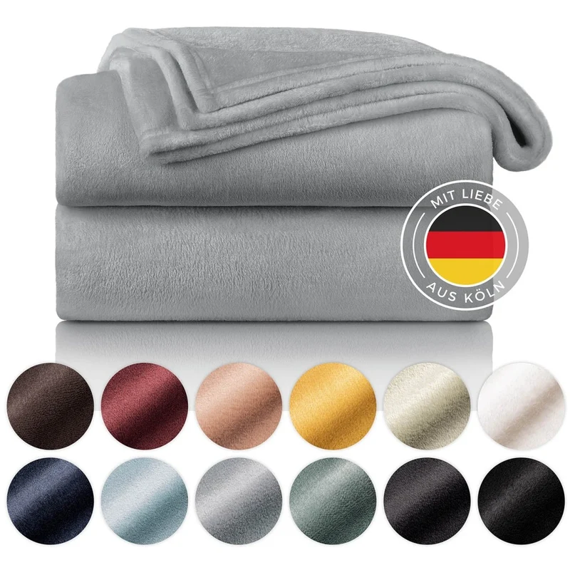 KUSCHELDECKE - aus Fleece, Oeko-Tex Zertifiziert