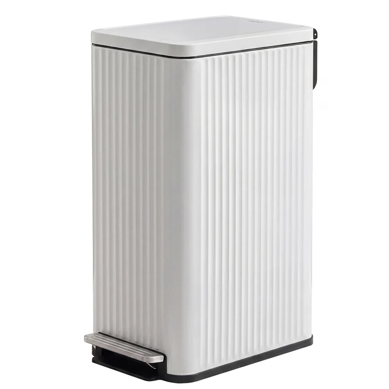 Mülleimer Küche 50 L, Tretmülleimer mit Softclose-Deckel
