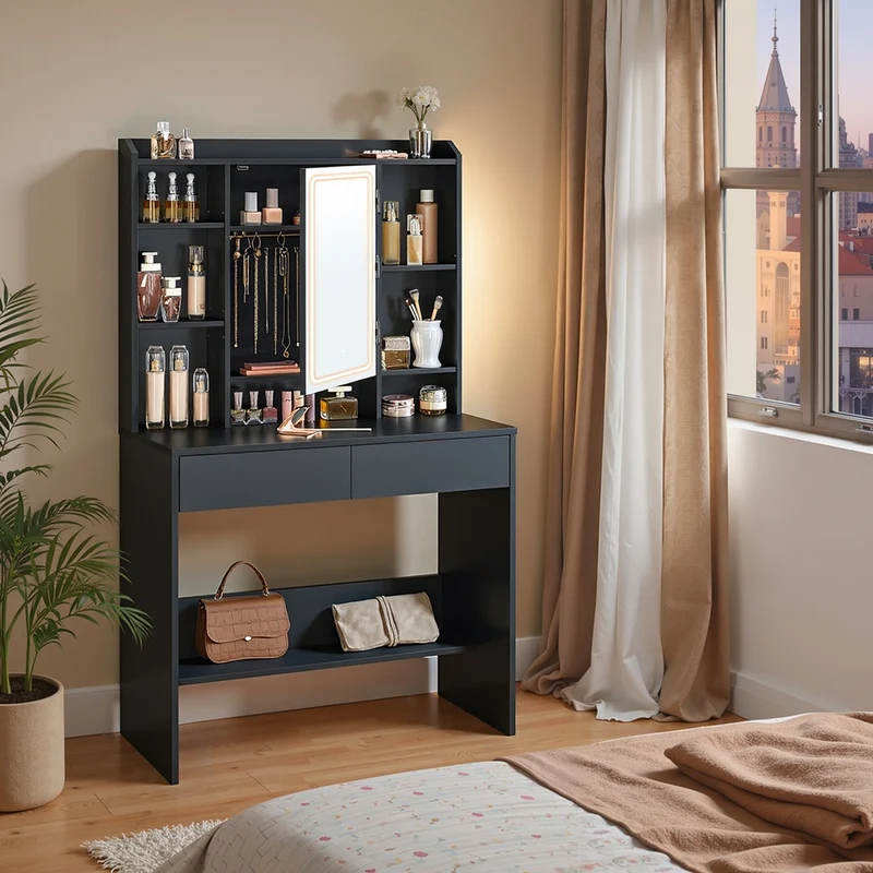 Schminktisch mit LED-Beleuchtung